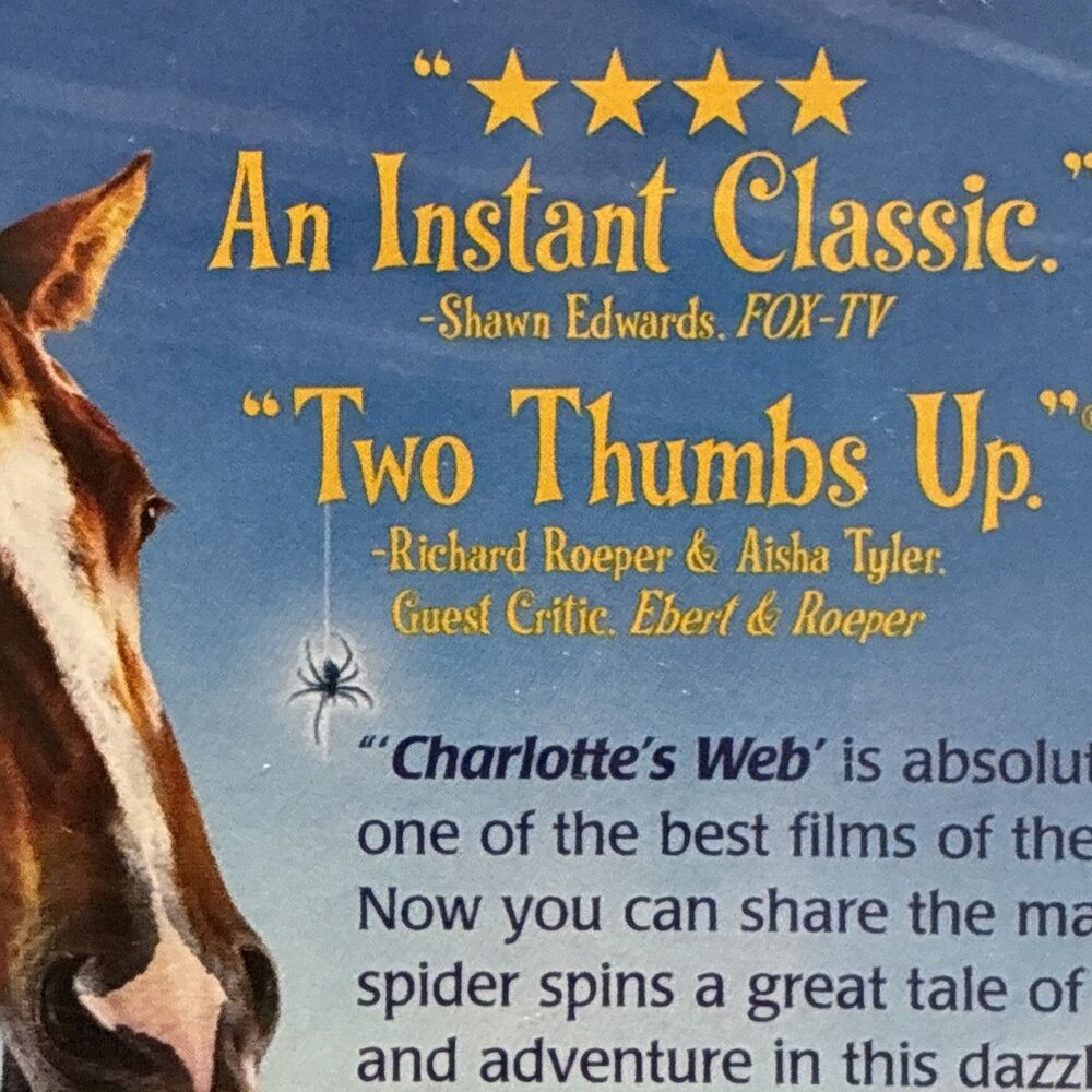 Charlotte’s Web DVD 2006 Family Movie Night Classic Special New Factory Sealed - Picture 6 of 10